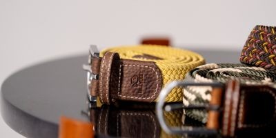 The imperial yellow woven belt